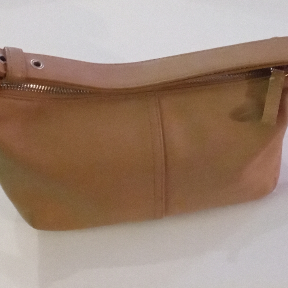 Unused Coach Beige Leather Handbag